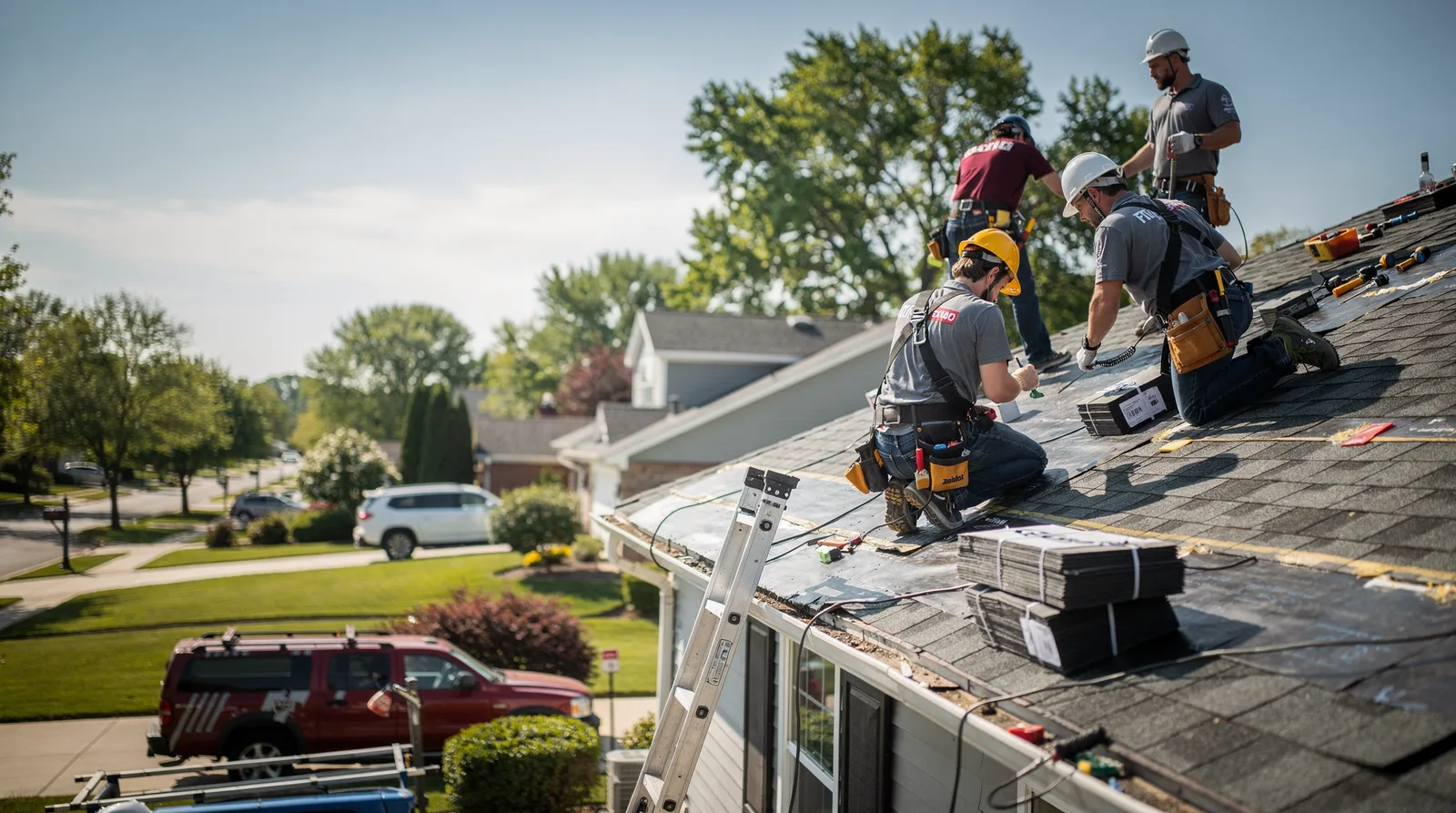 Roof Repair in Heyworth, IL around you